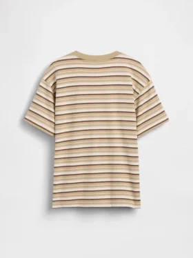 T-shirt à rayures décontracté pour enfants