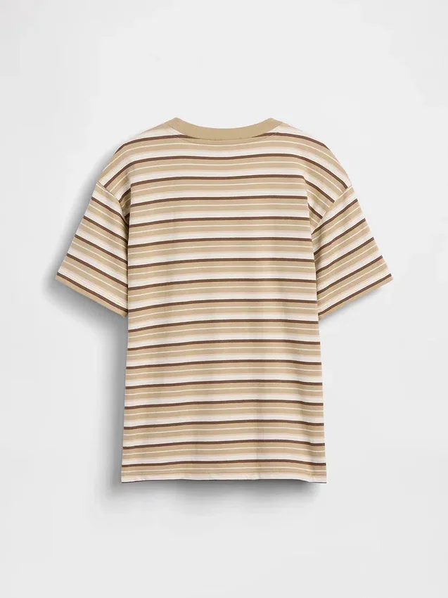 T-shirt à rayures décontracté pour enfants