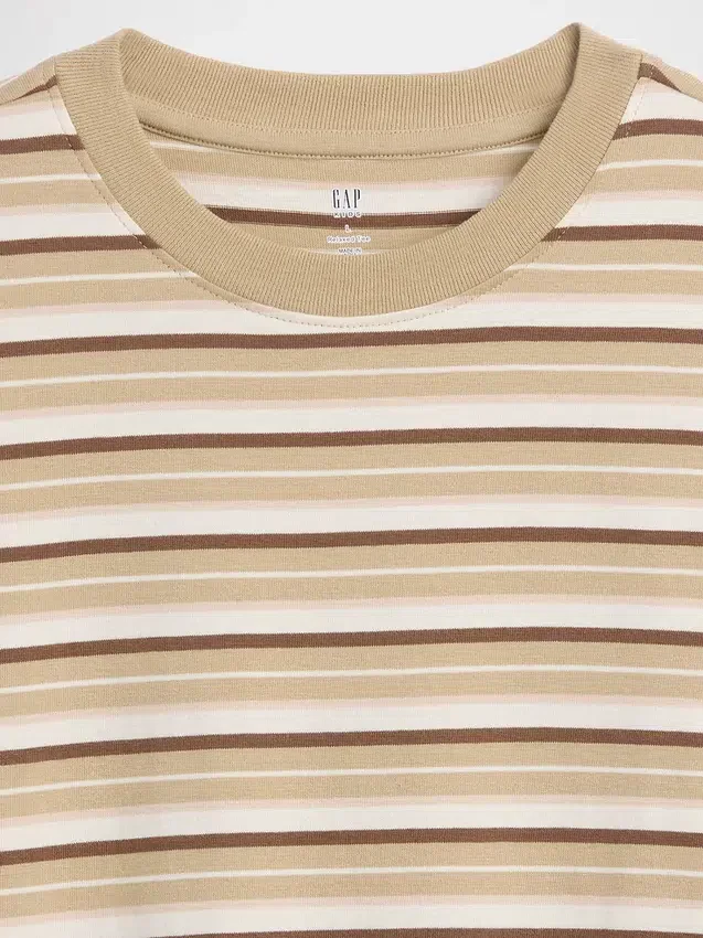 T-shirt à rayures décontracté pour enfants