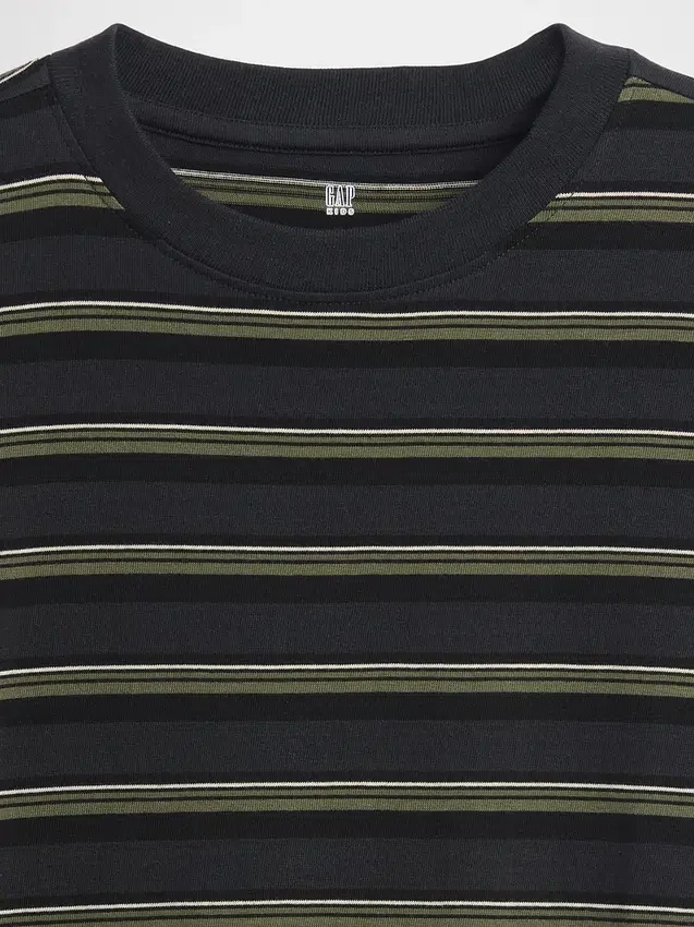 T-shirt à rayures décontracté pour enfants