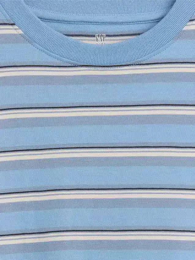 T-shirt à rayures décontracté pour enfants
