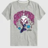 T-shirt à shorts pour tout-petits « Marvel Scribble Ghost Spider »