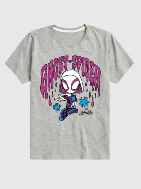 T-shirt à shorts pour tout-petits « Marvel Scribble Ghost Spider »