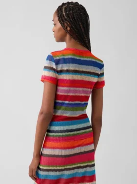 T-shirt transparent à rayures « Happy Stripe » de Gapstudio