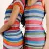Jupe longue transparente à rayures « Happy Stripe » Gapstudio