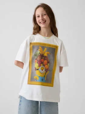 T-shirt tunique oversize Minions pour enfants