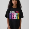 T-shirt tunique pour enfants avec imprimé « Kpop Demon Hunters »