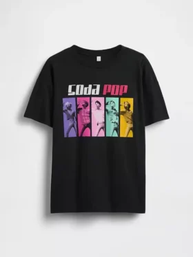 T-shirt tunique pour enfants avec imprimé « Kpop Demon Hunters »