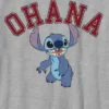 T-shirt universitaire « Ohana » Lilo et Stitch