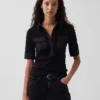 T-shirt utilitaire moderne à manches trois-quarts