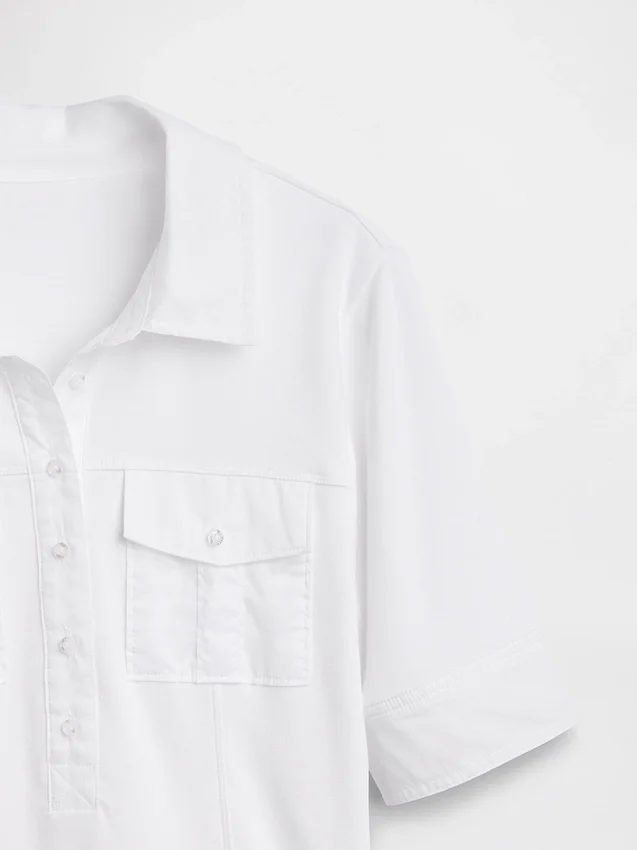 T-shirt utilitaire moderne à manches trois-quarts