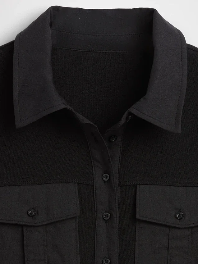 T-shirt utilitaire moderne à manches trois-quarts