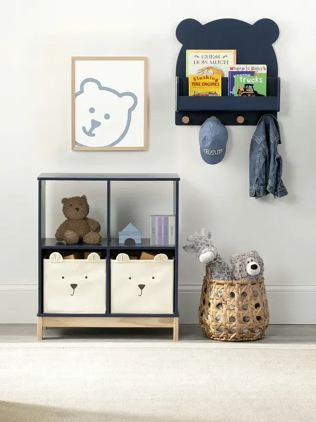 Étagère murale babyGap Brannan Bear avec 4 crochets