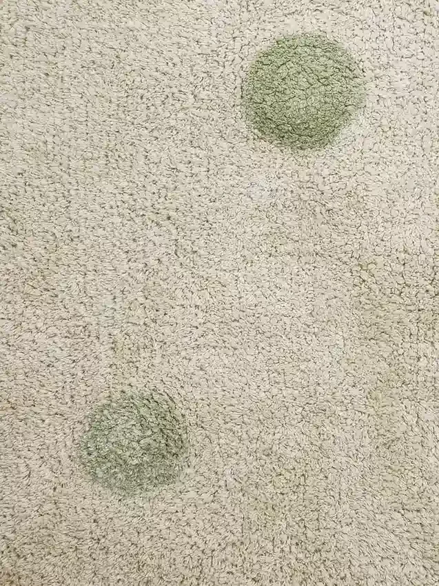 Tapis lavable Lorena Canals Hippy Dots Olive