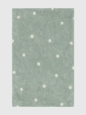 Tapis lavable Lorena Canals Mini Dot  Bleu sauge