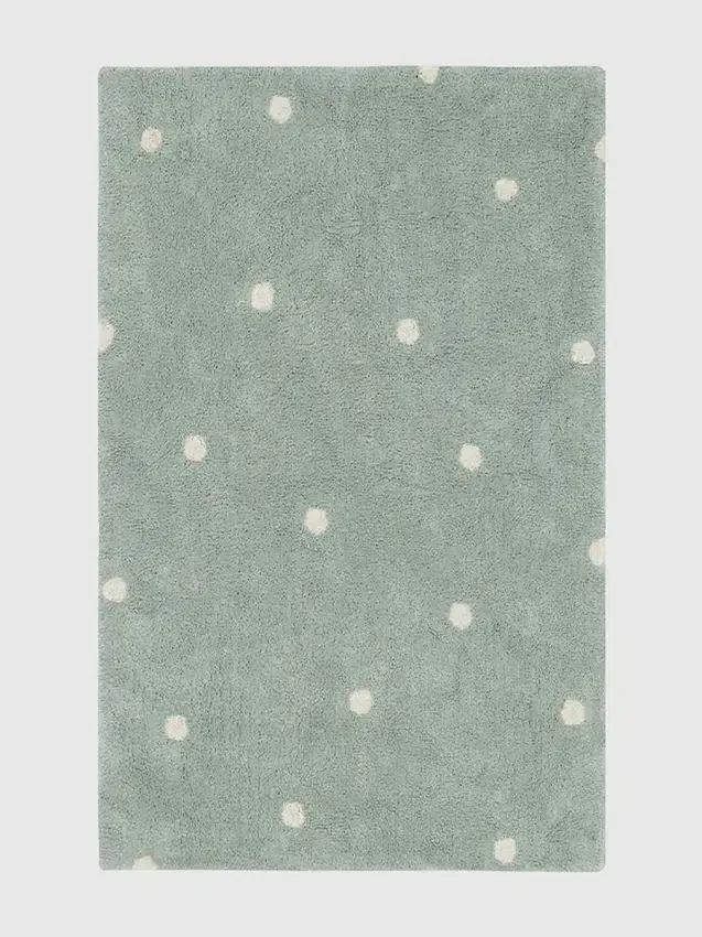 Tapis lavable Lorena Canals Mini Dot Bleu sauge