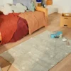 Tapis lavable Lorena Canals Mini Dot Bleu sauge