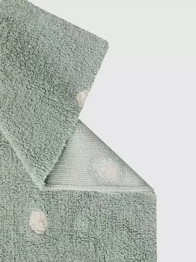 Tapis lavable Lorena Canals Mini Dot Bleu sauge