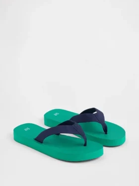 Tongs à plateforme en toile