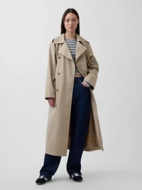 Trench-coat oversize