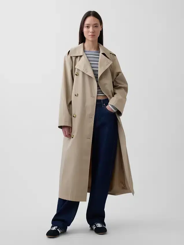 Trench-coat oversize