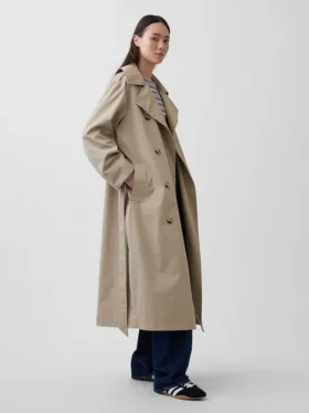 Trench-coat oversize