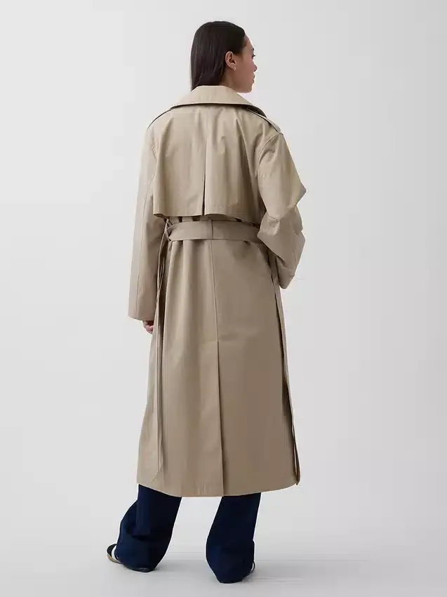 Trench-coat oversize