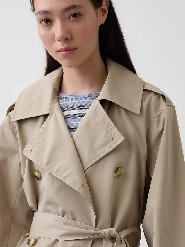 Trench-coat oversize