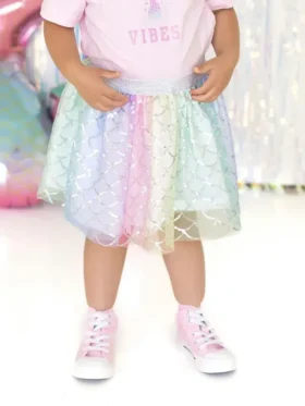 Tutu de sirène arc-en-ciel Sweet Wink