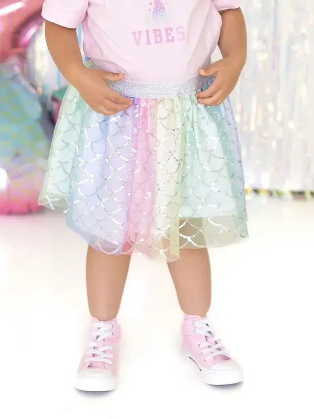 Tutu de sirène arc-en-ciel Sweet Wink