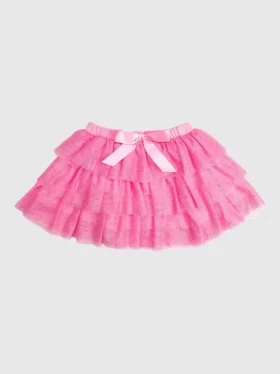 Tutu à volants Sweet Wink avec nœud framboise