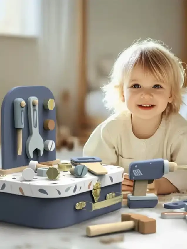 Valise-établi pour tout-petits