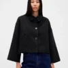 Veste ample en mélange de laine