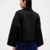 Veste ample en mélange de laine