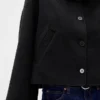 Veste ample en mélange de laine