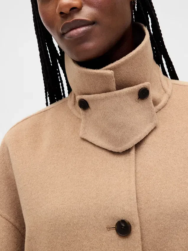 Veste ample en mélange de laine