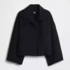 Veste ample en mélange de laine