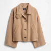 Veste ample en mélange de laine