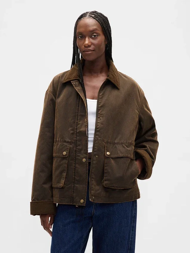 Veste « Barn » en toile cirée