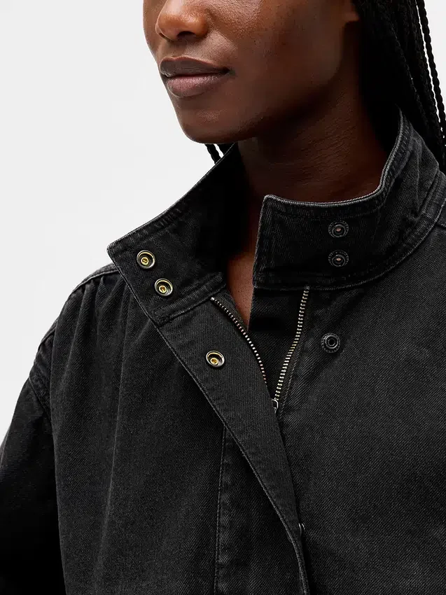 Veste bouffante en denim