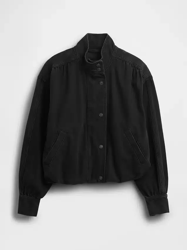 Veste bouffante en denim