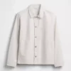 Veste chemise décontractée en toile