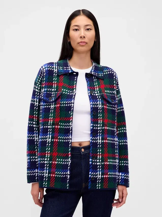 Veste chemise oversize CashSoft