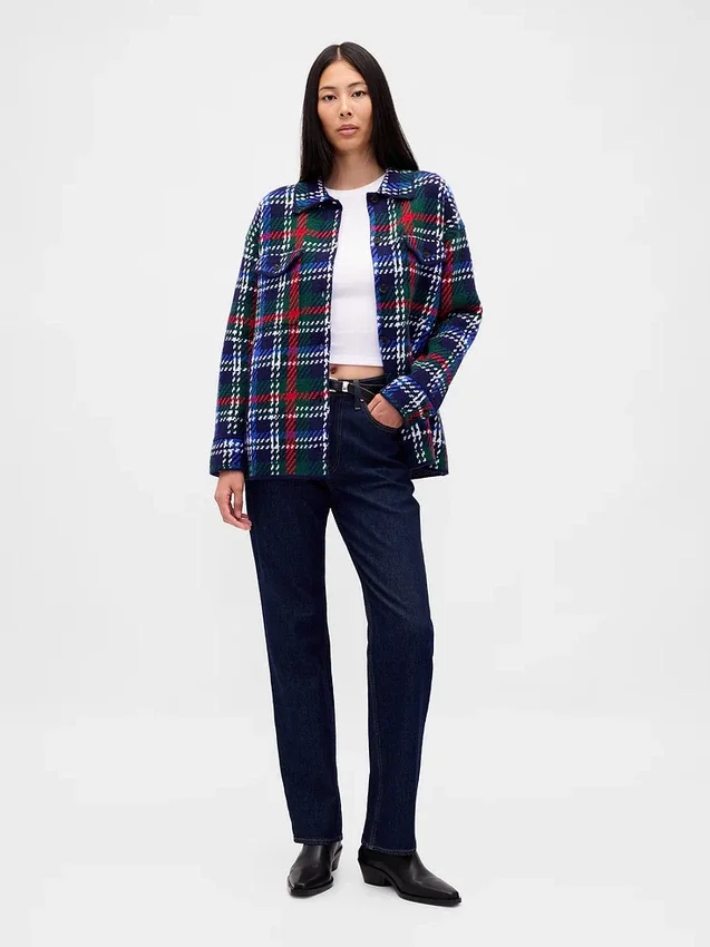Veste chemise oversize CashSoft