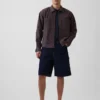 Veste chemise zippée en seersucker