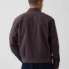 Veste chemise zippée en seersucker