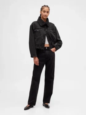 Veste cocon oversize en denim