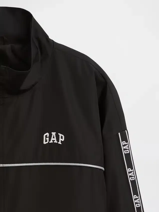 Veste coupe-vent décontractée pour enfant avec logo