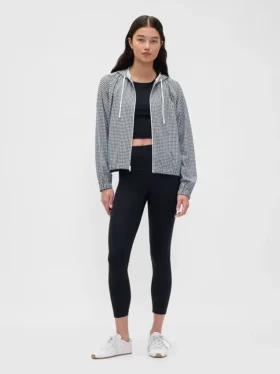 Veste coupe-vent GapFit Tech à carreaux