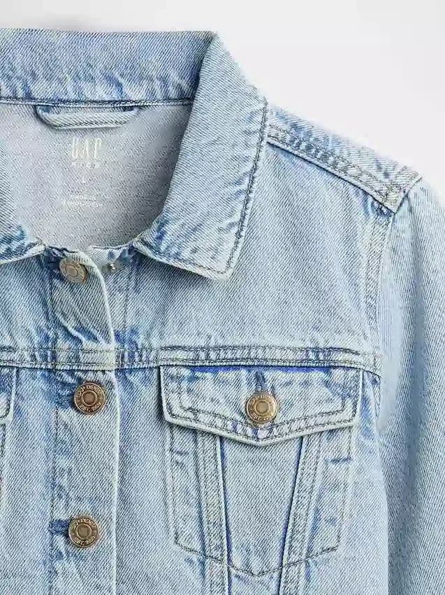 Veste courte en jean pour enfant